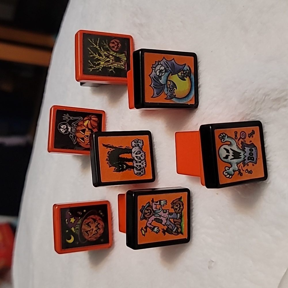 Set of 7 Halloween Stamps
